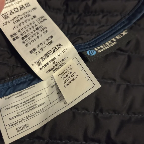 Eddie Bauer Microtherm Down Hooded Womens Jacket - Picture 9 of 11